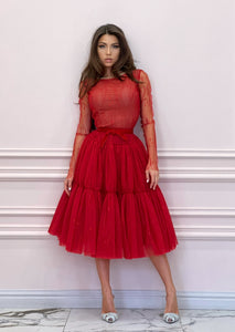 Red PARIS Dress