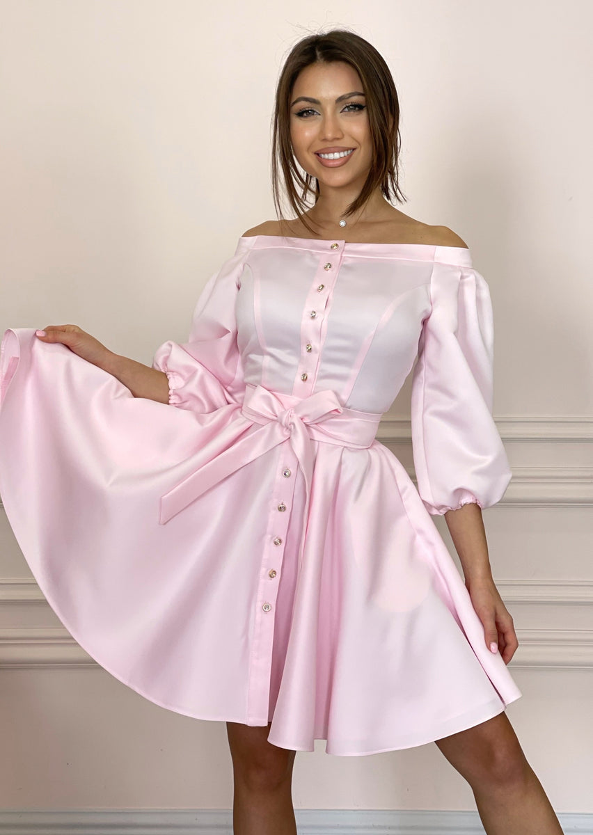 BLUSH Pink Duchess dress