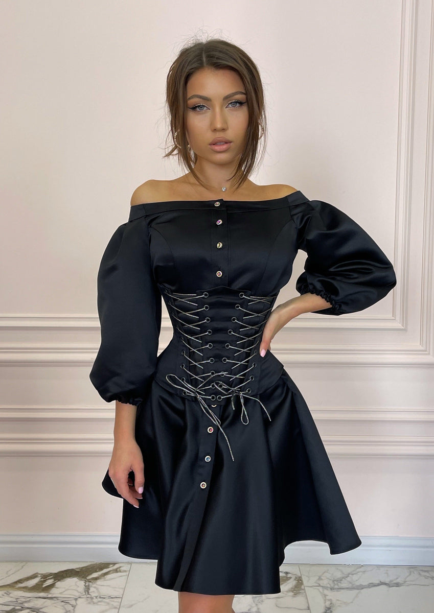 DUCHESS Black Dress